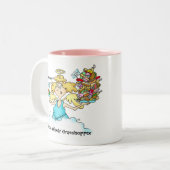 Midgeはユーモアのあるなマグ-ある調子を与えられる2 --を思慮深く選びます ツートーンマグカップ (正面左)