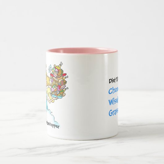 Midgeはユーモアのあるなマグ-ある調子を与えられる2 --を思慮深く選びます ツートーンマグカップ (中央)