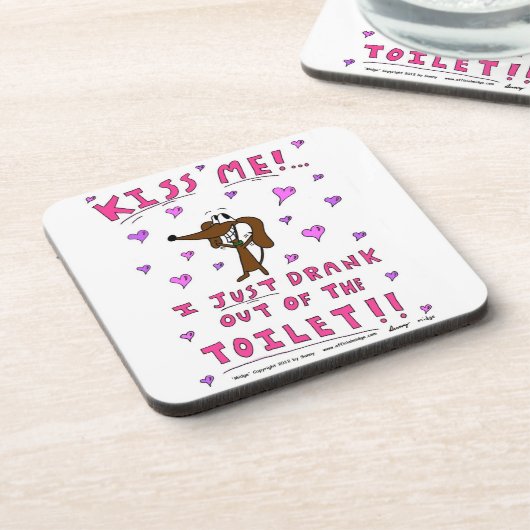 Midge "キスME" Coasters - Set of 6 コースター (左側)