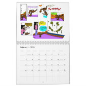 Midge 2014年の「日曜日の漫画のカレンダー カレンダー (2月 2026)