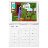 Midge 2014年の「日曜日の漫画のカレンダー カレンダー (3月 2027)