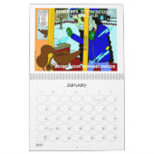 Midge 2016年の「日曜日の漫画のカレンダー カレンダー (1月 2027)