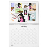 Midge 2017年の「日曜日の漫画のカレンダー カレンダー (1月 2026)