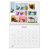 Midge 2017年の「日曜日の漫画のカレンダー カレンダー (3月 2026)