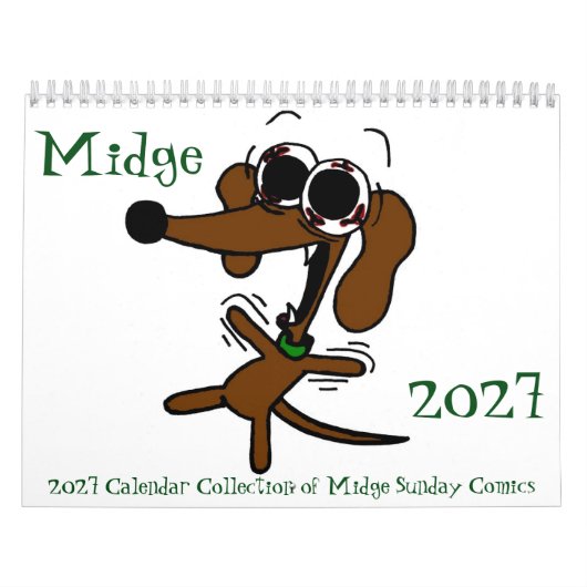 Midge 2027 "日曜日のコミック" カレンダー (カバー)