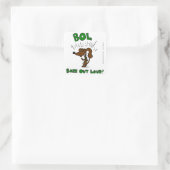 Midge "BOL: BARK OUT LOUD"スタンプ – 20セット スクエアシール (バッグ)