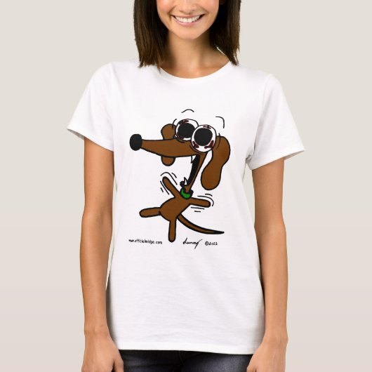 Midge Freakin'アウト・ウォメン妊婦のズTシャツ Tシャツ (正面)