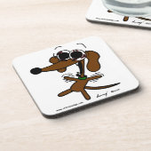Midge Freakin' Out Coasters - Set of 6 コースター (左側)