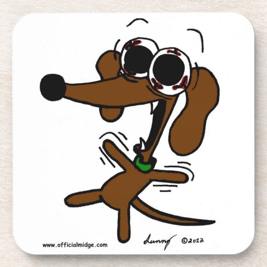 Midge Freakin' Out Coasters - Set of 6 コースター (正面)