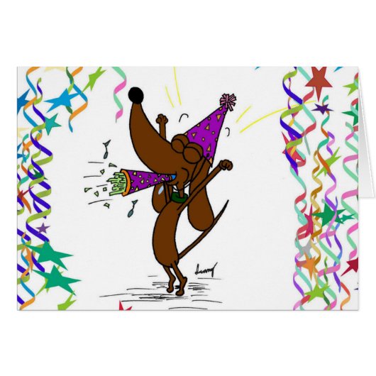 Midge "Have a Doggoneハッピーバースデー"カード (正面横)