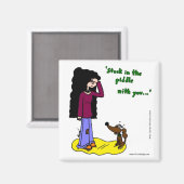 Midge "Stuck In The Pidle With You"マグネット マグネット (正面/裏面)