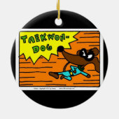 Midge TAEKWON-DOGのオーナメント セラミックオーナメント (裏面)