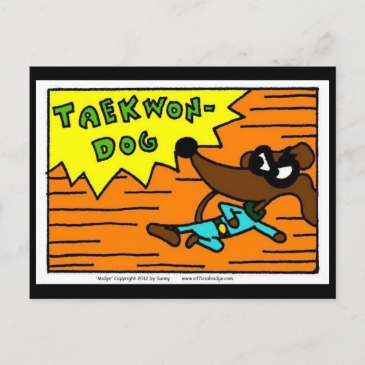 Midge TAEKWON-DOGはがき ポストカード (正面)