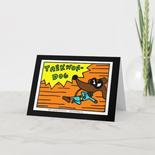 Midge TAEKWON-DOGグリーティングカード カード (正面)