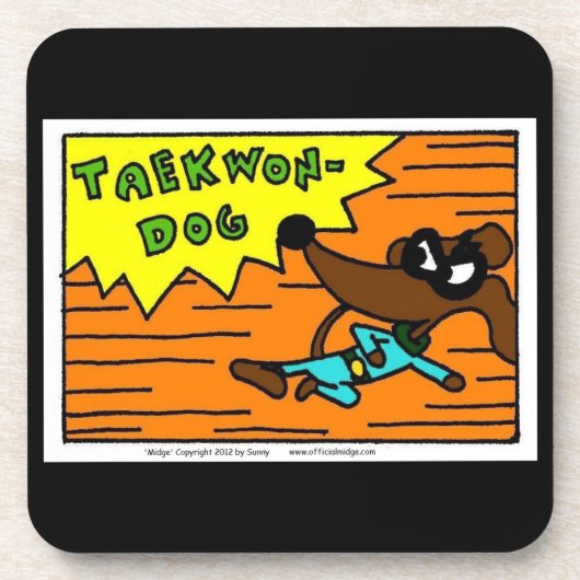Midge TAEKWON-DOGコースター – 6セット コースター (正面)