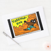 Midge TAEKWON-DOGスタンプ – Set of 20 長方形シール (封筒)