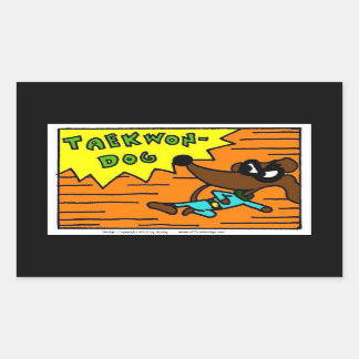 Midge TAEKWON-DOGスタンプ – Set of 20 長方形シール