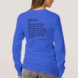 Midlife:長袖クルーネック Tシャツ