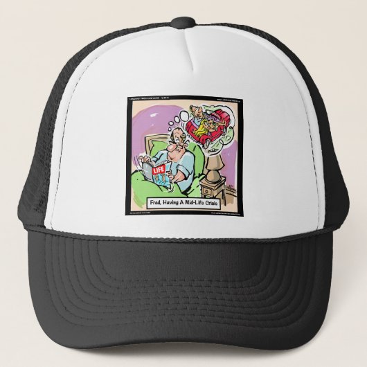 MidLife Crisis おもしろい Tees Mugsカードとギフト キャップ (正面)