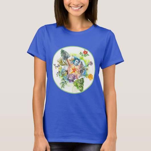 Midlife Medicines Emma Mandala Women's T-Shirt Tシャツ (正面)