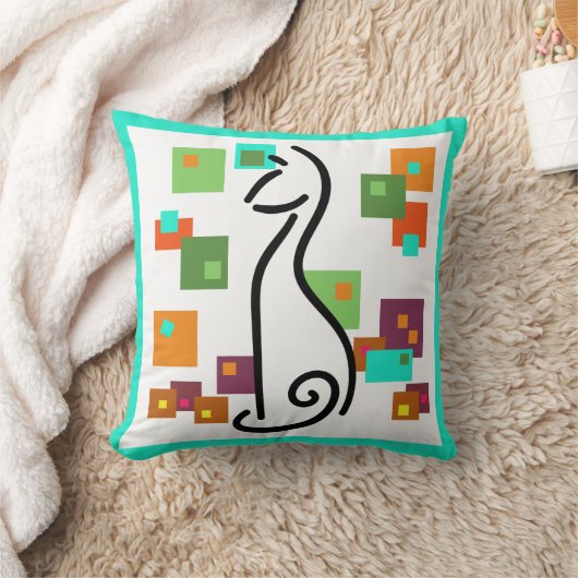 MidMod MCMネコ クッション (ブランケット)