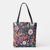 MIdnightガーデンショルダートート&クロスボディ トートバッグ (裏面)