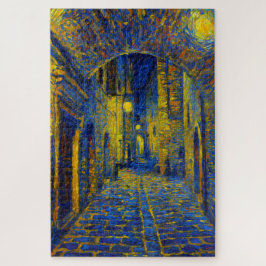 Midnight Assisi Archway Van Gogh Art Puzzle ジグソーパズル
