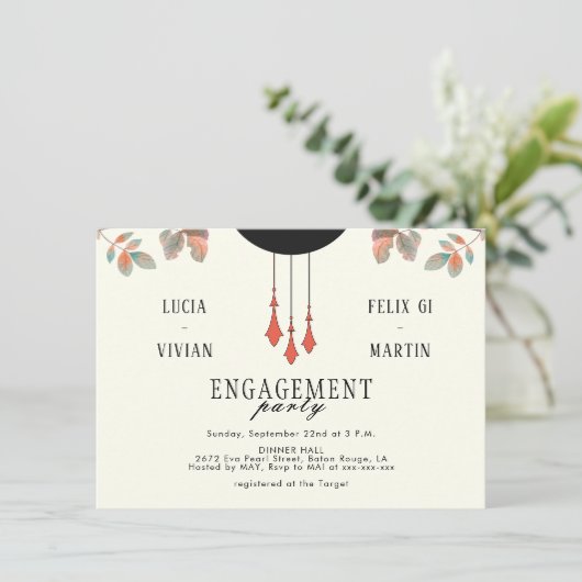 Midnight Autumn Engagement Party 招待状 (スタンド正面)