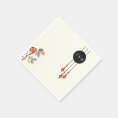 Midnight Autumn Wedding スタンダードカクテルナプキン (角)