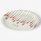 Midnight Autumn Wedding ペーパープレート (アングル)