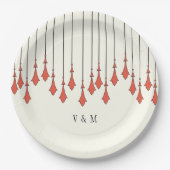 Midnight Autumn Wedding ペーパープレート (正面)