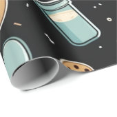 Midnight Baking Madness | Whimsical Cookie  ラッピングペーパー (ロールコーナー)