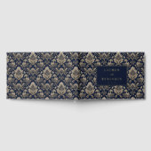 Midnight Baroque Wedding ゲストブック (全面)