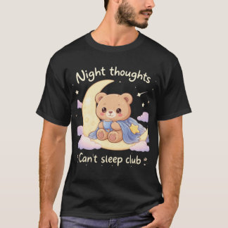 Midnight Bear 🌙 – Dreamy Night Owl Vibes Tシャツ