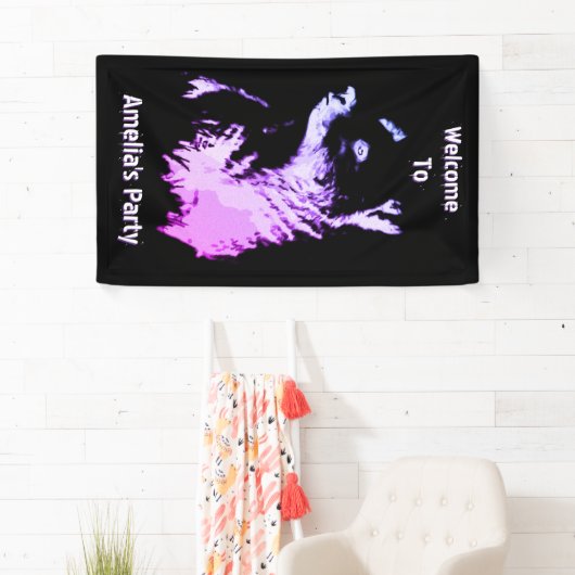 Midnight Bear Party Welcome 横断幕 (インサイチュ)