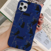 Midnight Black Cats– modern minimal Pattern iPhone 15ケース