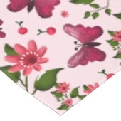 Midnight Bloom Butterfly Floral  テーブルクロス (アングル)