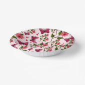 Midnight Bloom Butterfly Floral ペーパーボウル (傾斜あり)