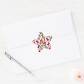 Midnight Bloom Butterfly Floral 星シール (封筒)