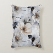 Midnight Bloom Floral Duvet Cover – Elegant  アクセントクッション (正面(垂直))