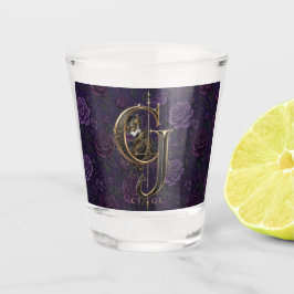Midnight Bloom: The CJ GS Signature Shot Glass ショットグラス