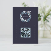 Midnight Blue and Wreath / Boda Azul y Corona エンクロージャーカード (スタンド正面)
