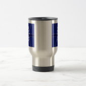 Midnight Blue Calm Have 保 Your Text Union Jack トラベルマグ (中央)