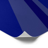 Midnight Blue Calm Have 保 Your Text Union Jack ポスター (角)