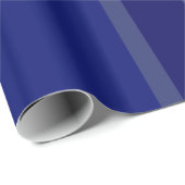 Midnight Blue Calm Have 保 Your Text Union Jack ラッピングペーパー (ロールコーナー)