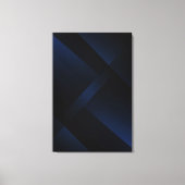 Midnight Blue Depth キャンバスプリント (正面)