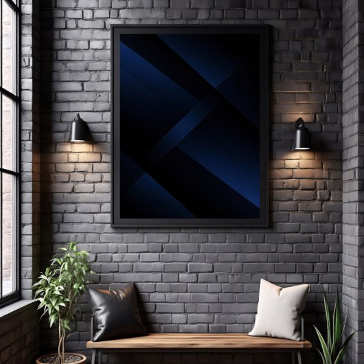 Midnight Blue Depth ポスター