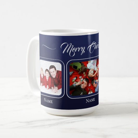 Midnight Blue Family Mug コーヒーマグカップ (正面左)
