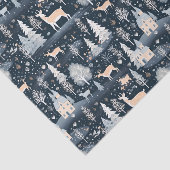 Midnight Blue Snowy Village  薄葉紙 (詳細)