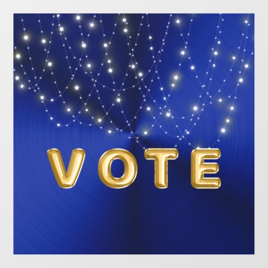 Midnight Blue Starlight Cascade Vote ウィンドウサイン (シート)